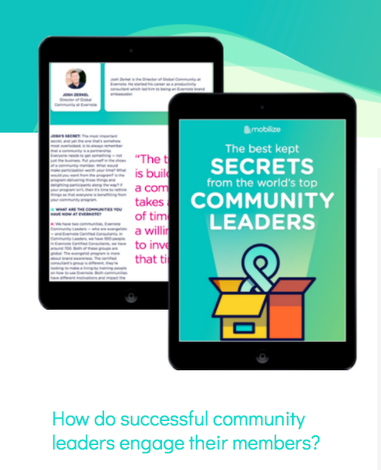 Top community leaders reveal their best-kept secrets on community engagement in this game-changing ebook by Mobilize, a tool and home for communities. Download :http://mobilize.io/community-manager-secrets